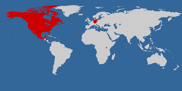 Map of Countries Visited